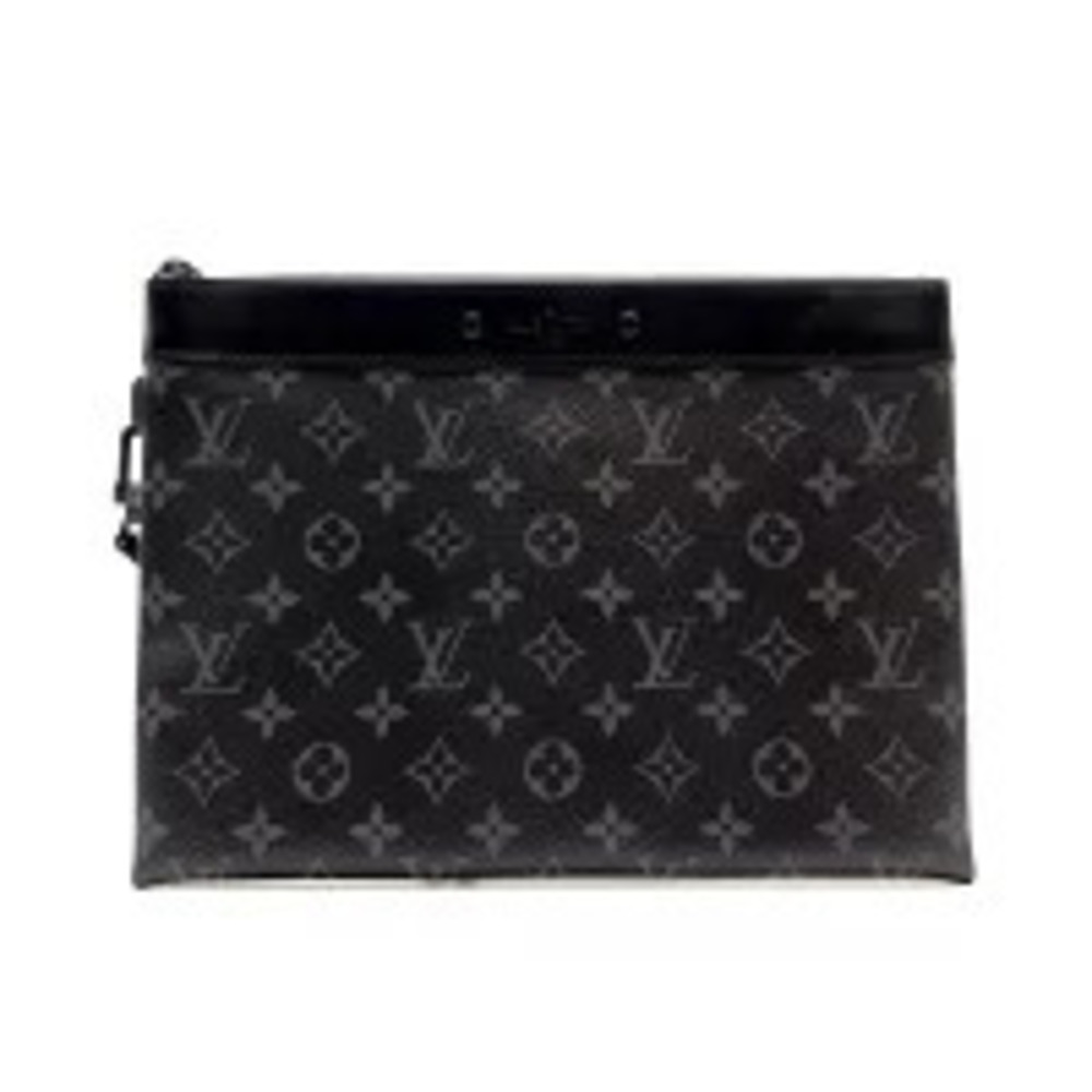 LOUIS VUITTON Pochette To Go Eclipse Black Shoulder Bag - Picture 1 of 8